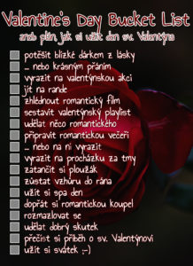 Valentine’s Day Bucket List, aneb plán, jak si užít den sv. Valentýna