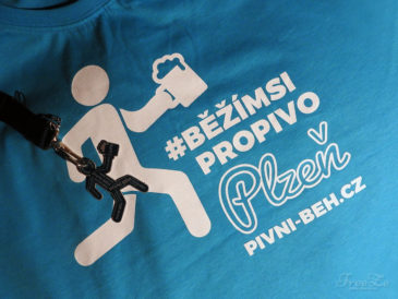 Pivní běh 2019: triko a medaile