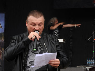 Bernhard Weiß z AXXIS na MetalFestu v Plzni, 31. května 2019