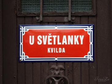 Jako Světlana jsem tuhle ceduli nemohla nezvěčnit :-)