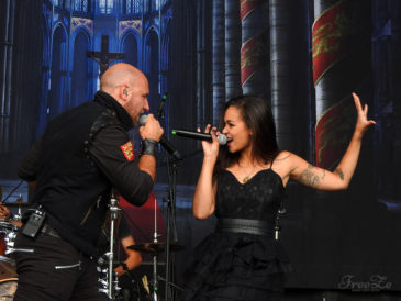 Georg Neuhauser a Melissa Bonny,, Serenity, na Masters of Rock 2019
