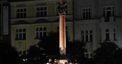 Masarykovo náměstí v Ostravě v noci
