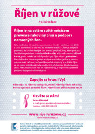 Pinktober - říjen v růžové, měsíc prevence rakoviny prsu