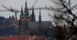 Pohled na Pražský hrad z Vítkova