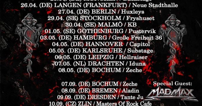 Axel Rudi Pell přesunul své turné "Sign Of The Times Tour" na příští rok. Vystoupí 10. září 2022 ve Zlíně a 14. září 2022 v Praze.