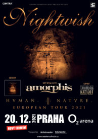 Nightwish vystoupí 20. prosince 2021 v O2 areně