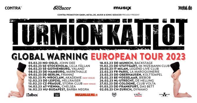 Turmion Kätilöt – Global Warning Tour 2023