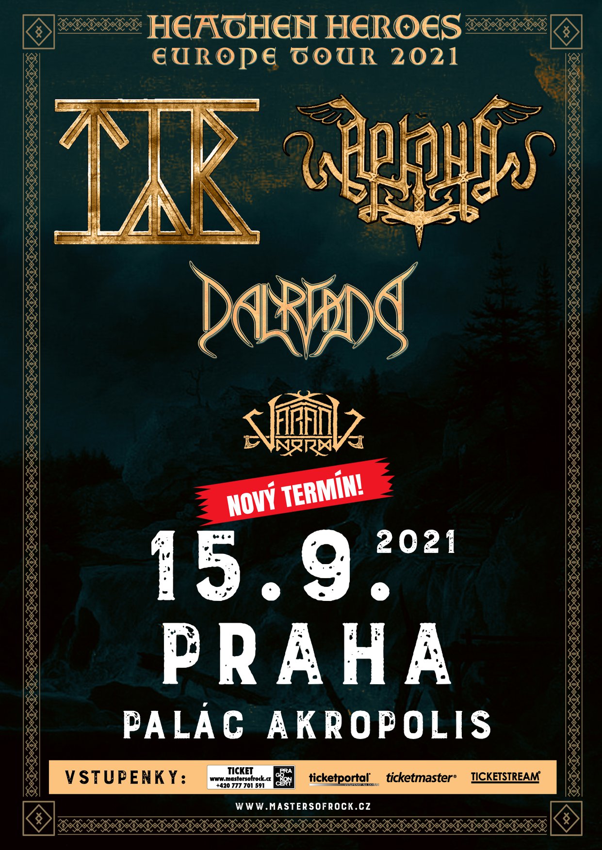 Týr a Arkona 15. září 2021 vystoupí v Paláci Akropolis ...