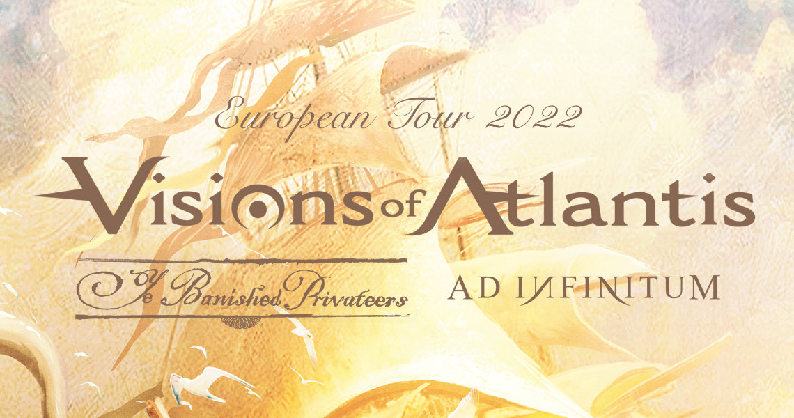 Visions of Atlantis vystoupí 16. září v Praze a 17. října 2022 ve Zlíně