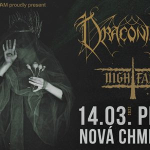 Koncert Draconian v Praze proběhne 14. března 2022