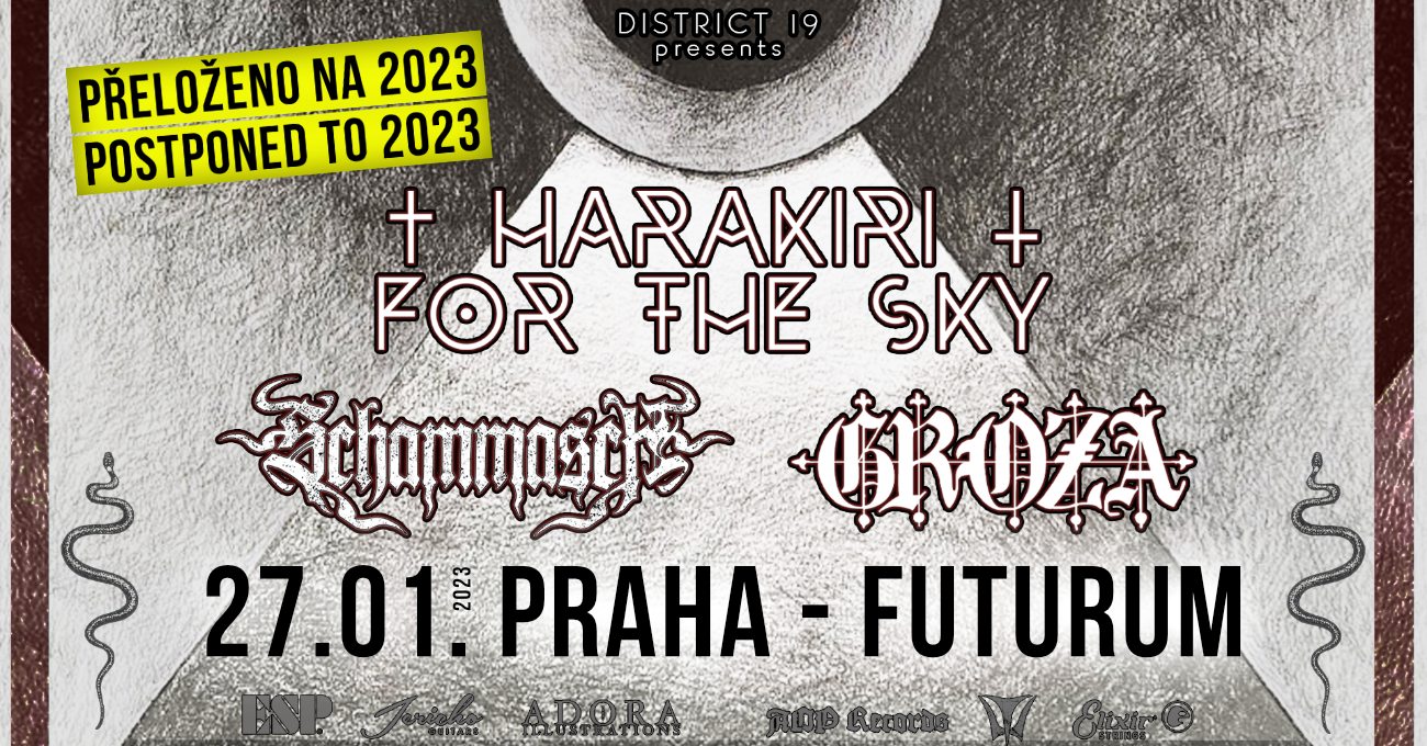 Harakiri for the Sky 27. ledna 2023 zahraje v pražském Futurum Music Bar