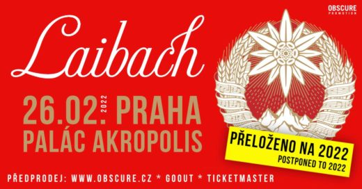 Laibach se 26. února 2022 představí v Paláci Akropolis