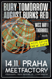 Bury Tomorrow a August Burns Red zahrají 14. listopadu 2022 v Praze