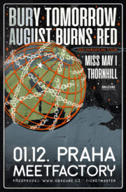 Bury Tomorrow a August Burns Red zahrají 1. prosince 2021 v Praze