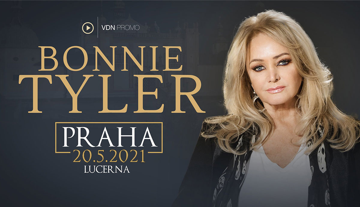 Bonnie Tyler vystoupí v Praze 20. května 2021