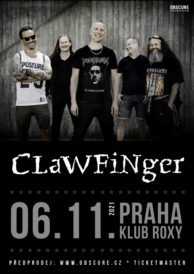 Clawfinger 6. listopadu 2021 zahrají v klubu Roxy