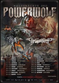 Powerwolf 13. listopadu zahrají v pražské Tipsport Aréně